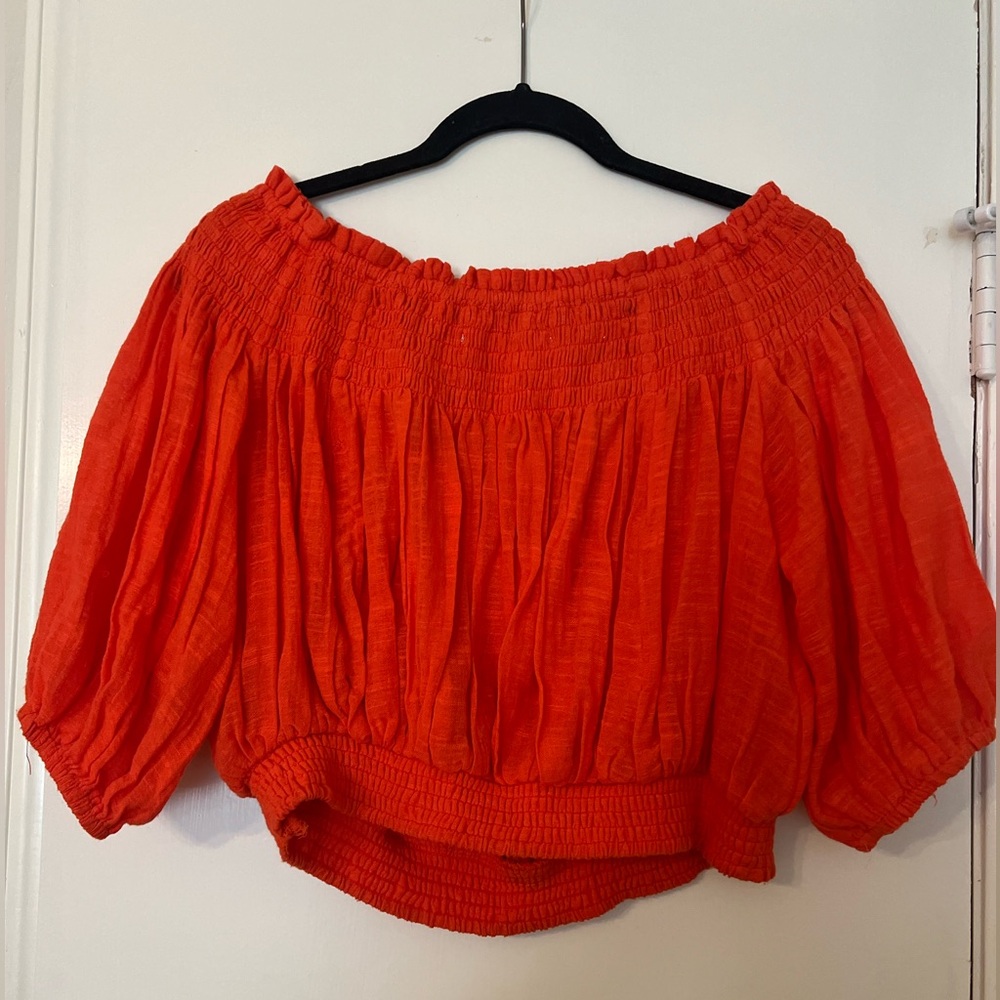 Free People Off the Shoulder Blouse - Picture 2 of 4